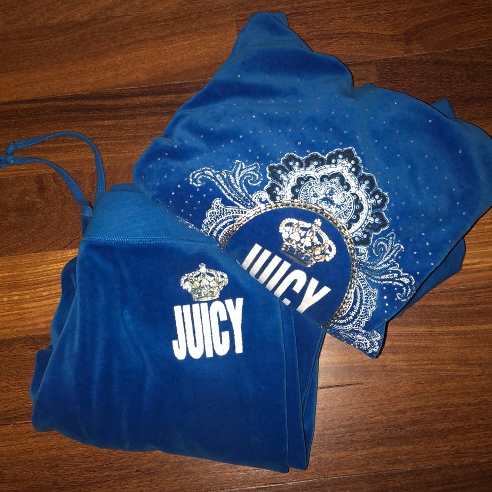 Juicy Couture pants and top, size M,barely worn
